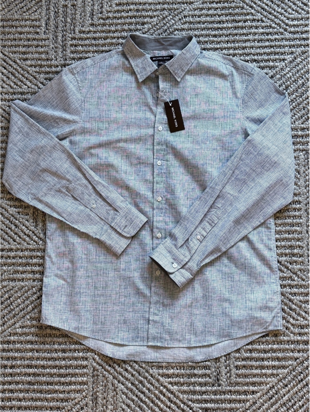 Michael Kors Classic Fit XL Men's Button-Up Shirt